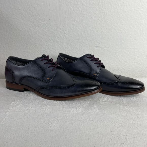 Tallia Vito Collection Men\'s Genuine Leather Cap Toe Dress Shoes 7M main image 4